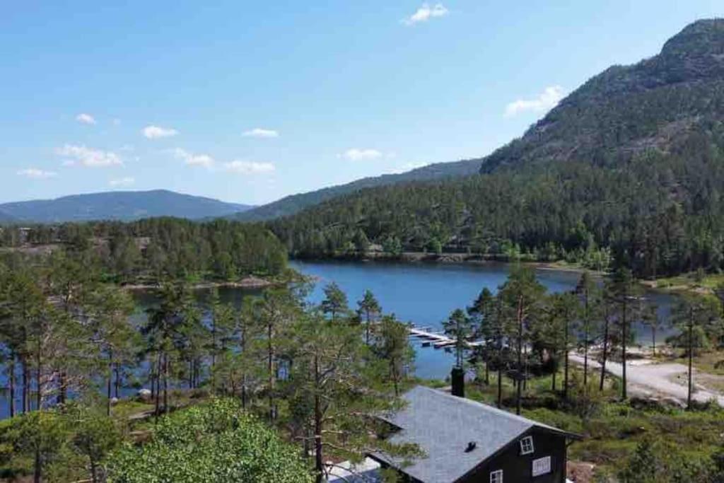 Cosy Cabin Between Lake And Mountain Treungen Exterior foto