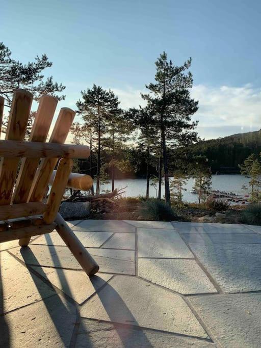 Cosy Cabin Between Lake And Mountain Treungen Exterior foto